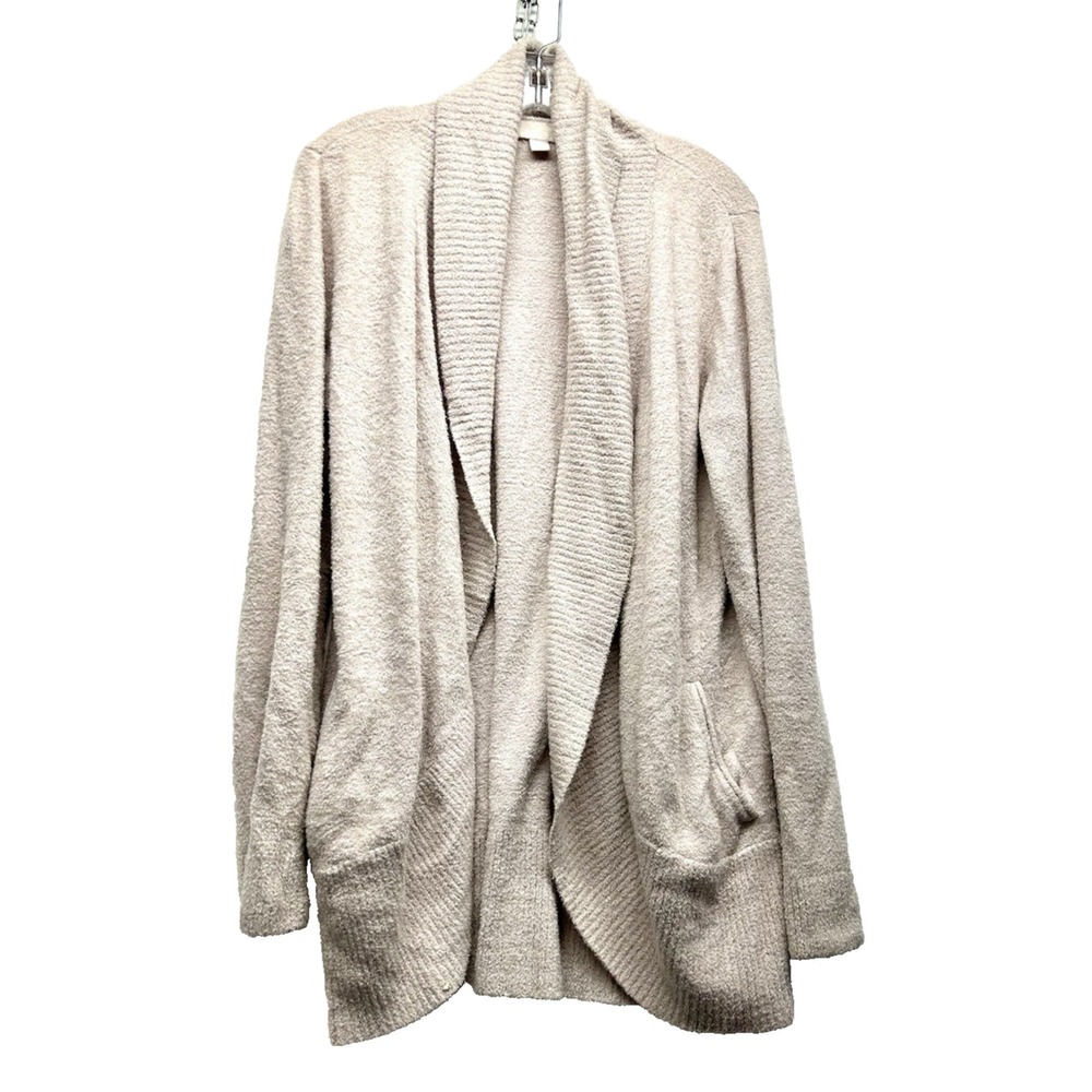 Barefoot Dreams Cozylight Women's L/XL Pale Rose Cardigan Sweater (UB)